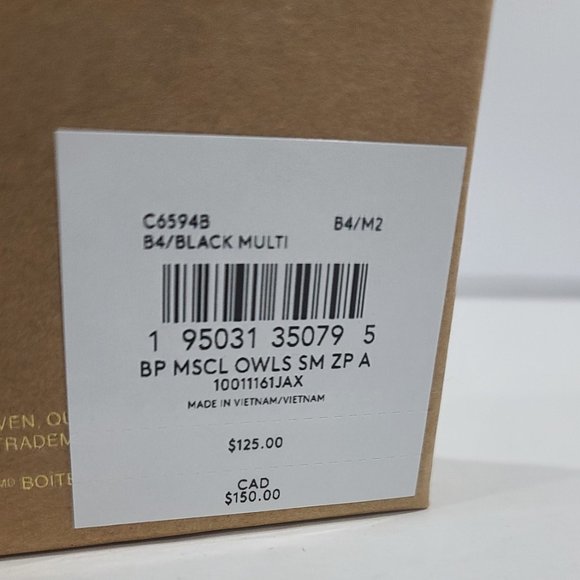 💗COACH NIB Owls Print Small Zip Around Leather Wallet in a COACH GIFT BOX $125 - Picture 8 of 11